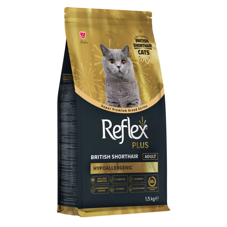 غذای گربه رفلکس پلاس بریتیش بالغ :: Reflex Plus British Adult