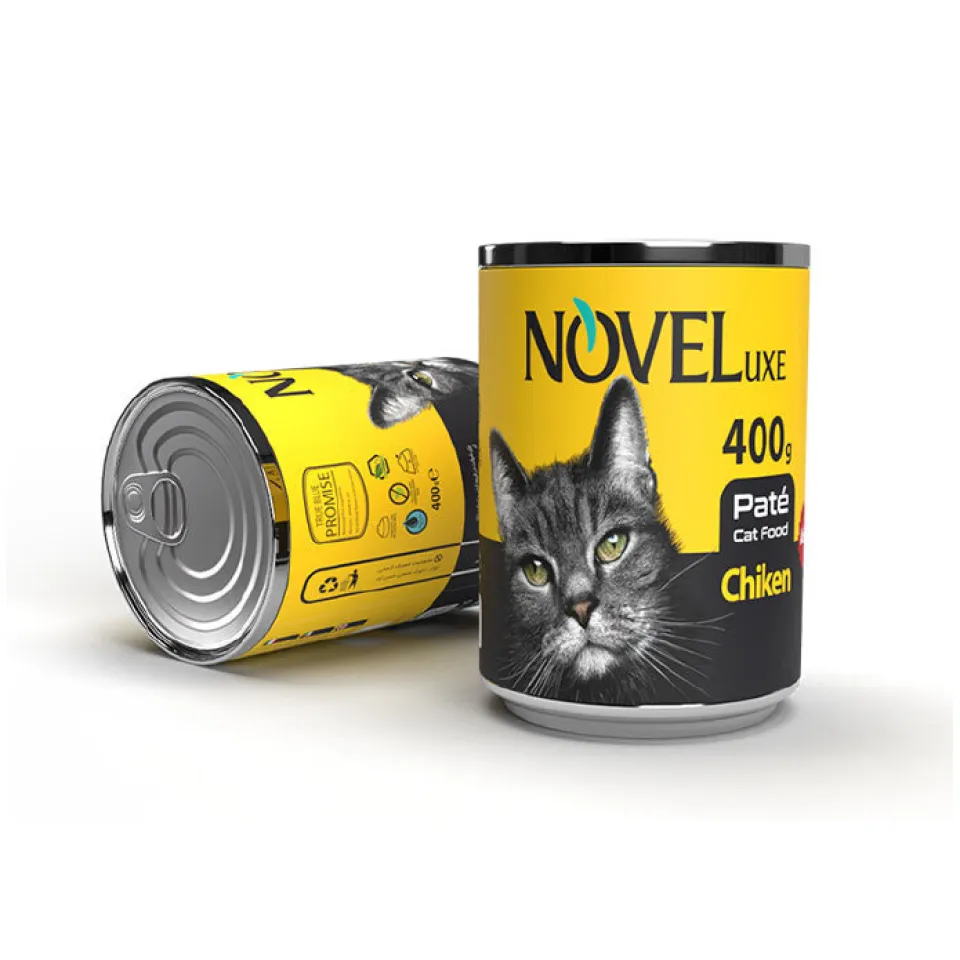 کنسرو گربه نوول پته مرغ (400 گرم) Novel Cat Pate Chicken
