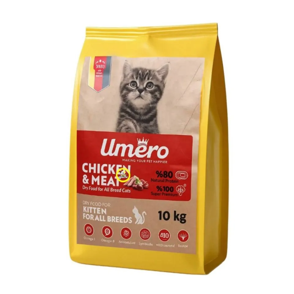 غذای خشک بچه گربه اومرو  Umero Kitten Cat Food 10kg
