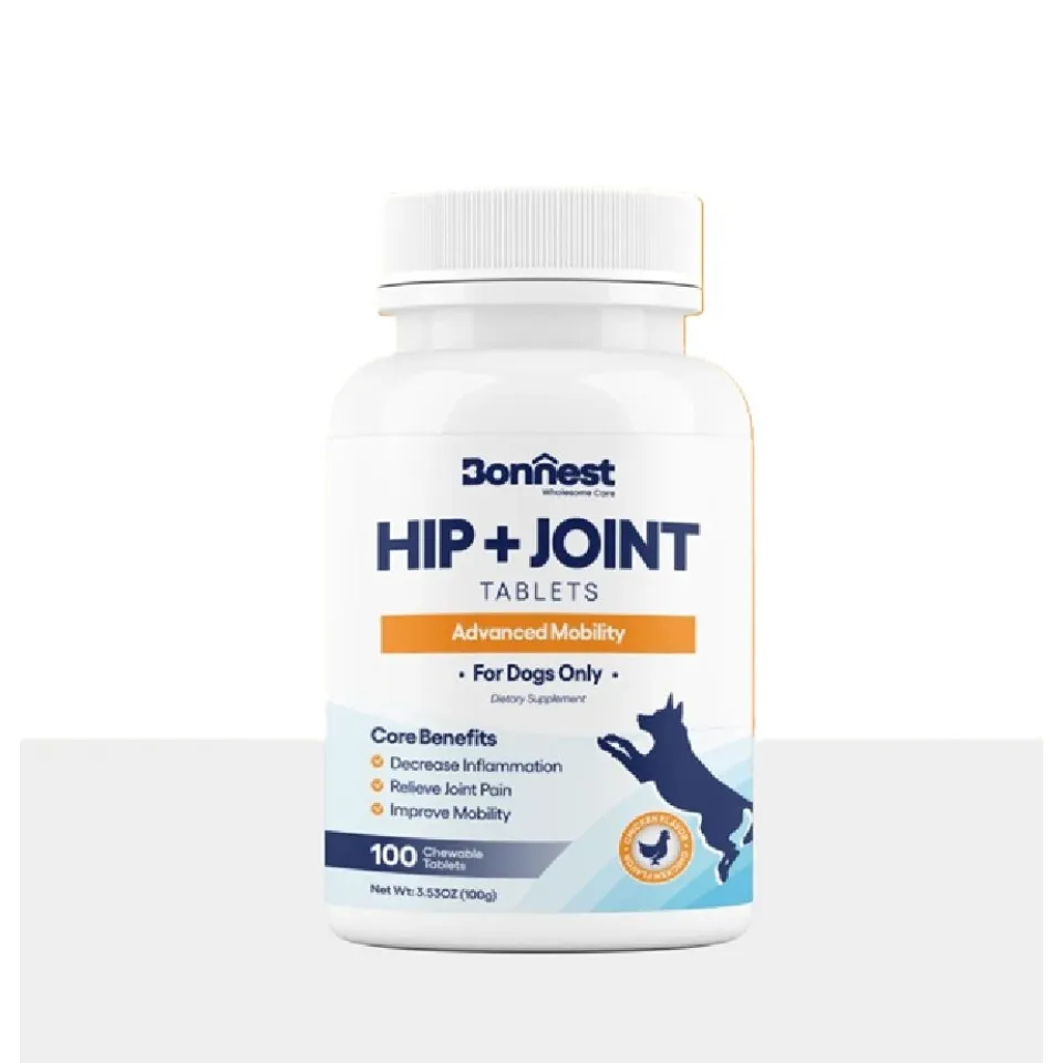 قرص مکمل مفصل و ران سگ بونستBonnest Hip & Joint Tablets-100T