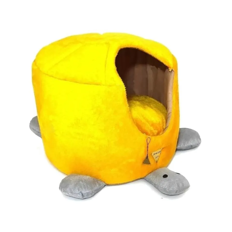 جای خواب سگ کوچک و گربه طرح لاک پشت Turtle Design Pet House