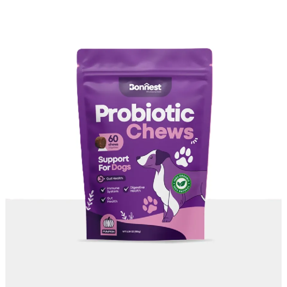 تشویقی جویدنی پروبیوتیک سگ بونست Bonnest Probiotic Chews (Dog-60T)