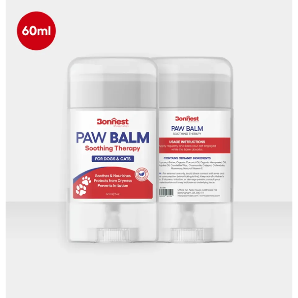 بالم تسکین دهنده و محافظ پنجه سگ و گربه بونست Bonnest Paw Soother Balm(60ml)