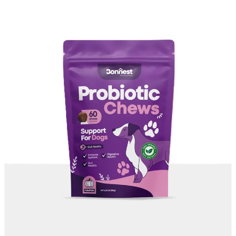 تشویقی جویدنی پروبیوتیک سگ بونست Bonnest Probiotic Chews (Dog-60T)