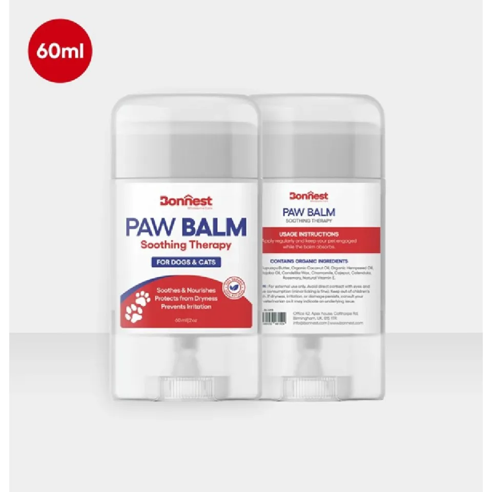 بالم تسکین دهنده و محافظ پنجه سگ و گربه بونست Bonnest Paw Soother Balm(60ml)