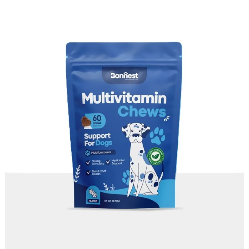 تشویقی جویدنی  مولتی ویتامین سگ بونست Bonnest Multivitamin Chews (Dog-60T)