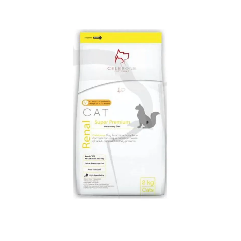 غذای سلبن گربه بالغ رنال سوپر پریمیوم Celebone Adult Cat Food Renal 