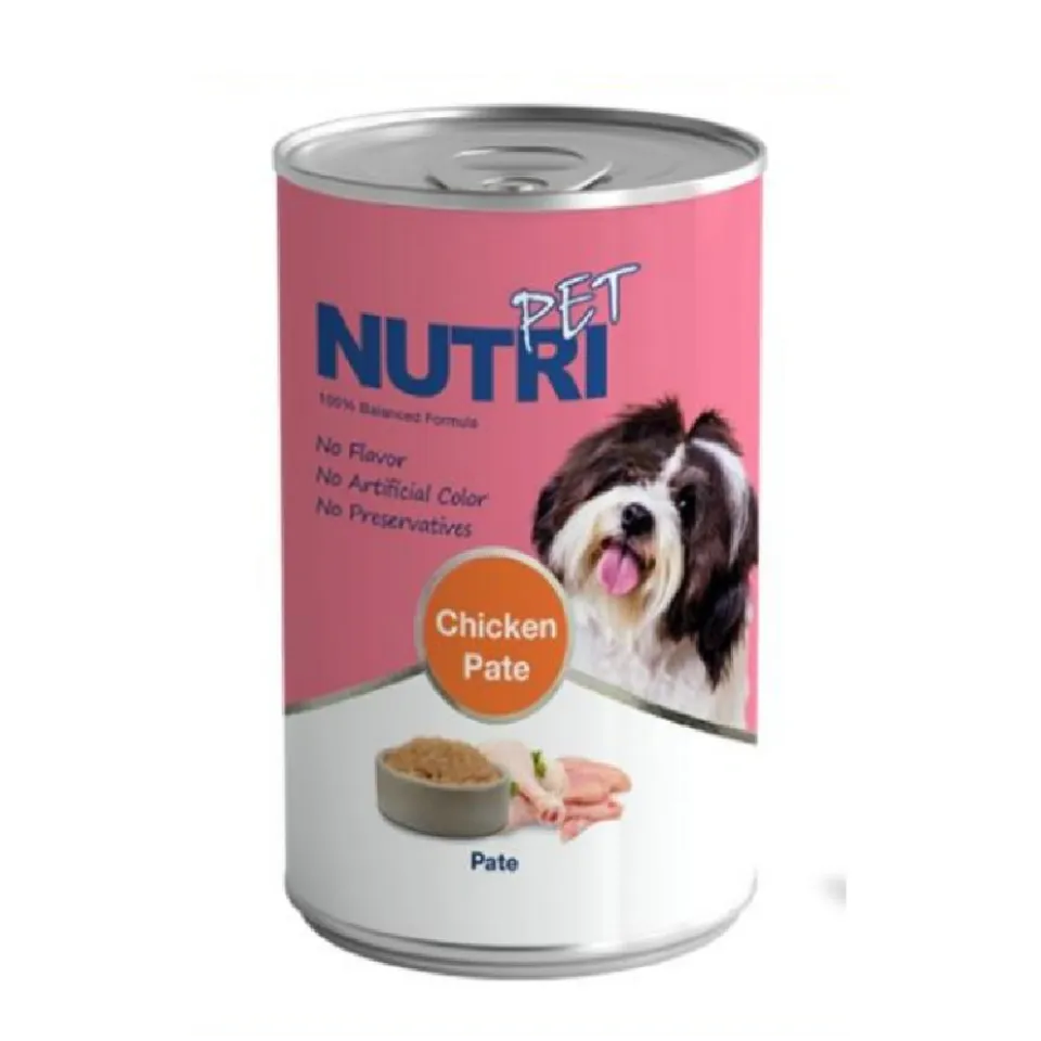 کنسرو سگ نوتری پت حاوی گوشت مرغ (450 گرم)