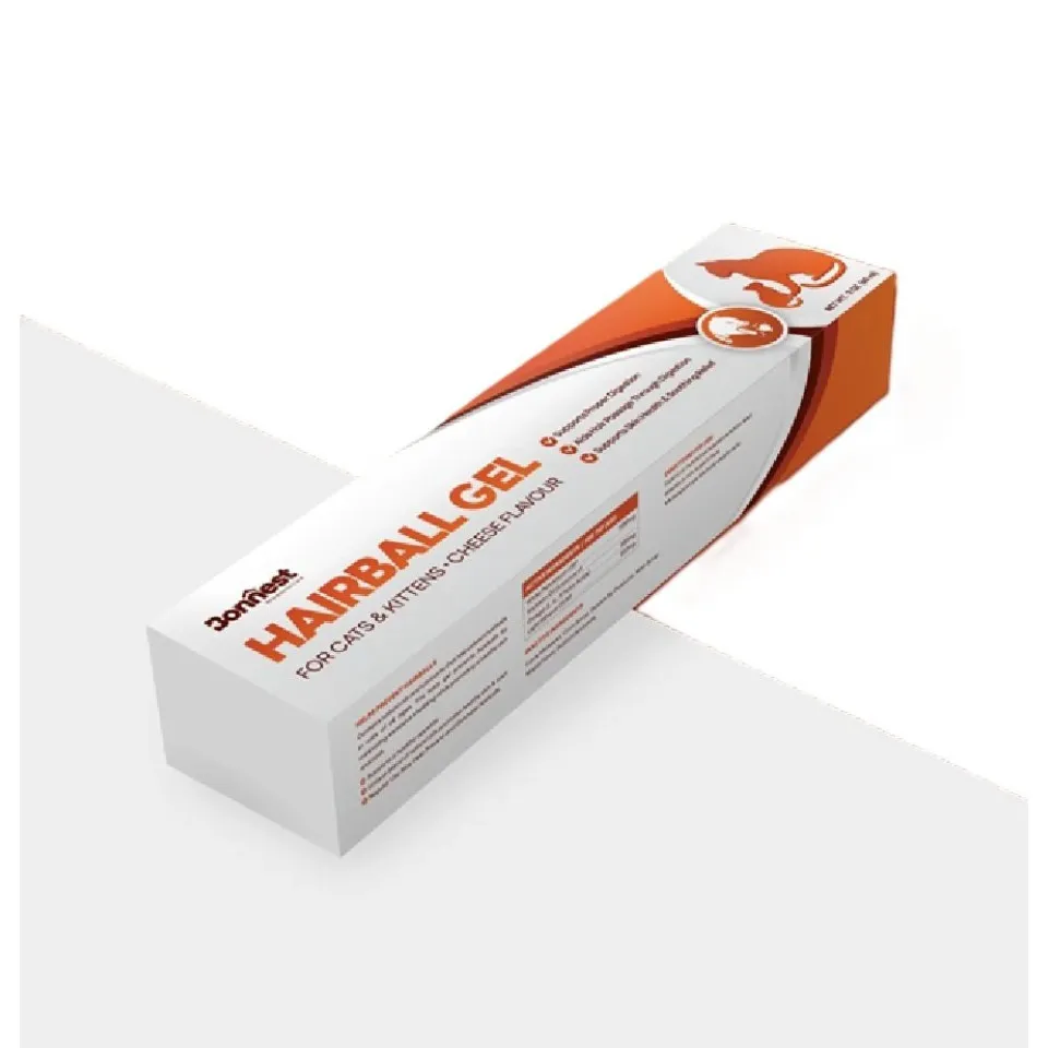 ژل آنتی هربال گریه و بچه گربه بونستBonnest Hairball Gel-Cats&Kitten-60ml