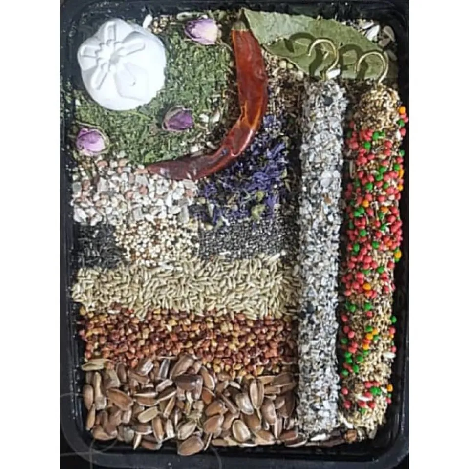 بسته تغذیه و سلامت پرندگان هپی بانی : Happy Bunny Feeding Pack
