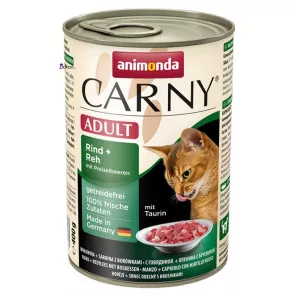 کنسرو گربه کارنی گاو، گوزن و میوه کرانبری (400 گرم)