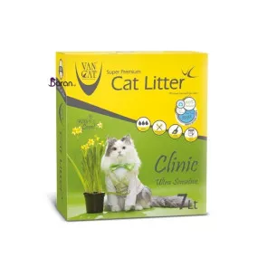 خاک گربه ون کت اولتراکلامپینگ کلینیک مخصوص گربه حساس (7 لیتر)