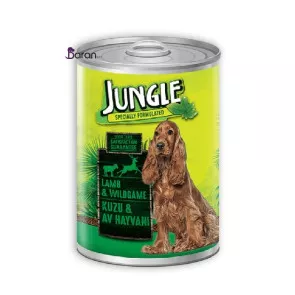 کنسرو سگ جانگل گوشت شکاری (415 گرم)