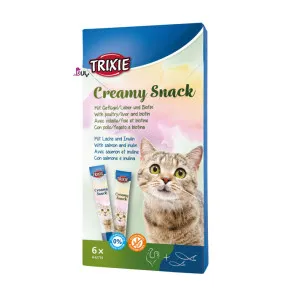 بستنی گربه تریکسی مرغ و ماهی (6 عددی)