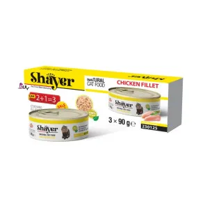 پک 3 تایی کنسرو گربه شایر فیله مرغ