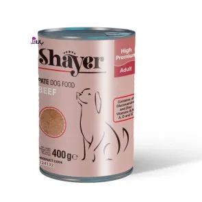 کنسرو سگ شایر پته گوشت بیف (400 گرم)