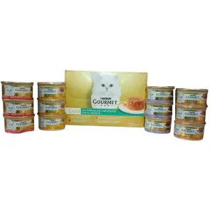 گورمه گلد پک اورجینال 12 عددی چهار طعم ویژه چانک