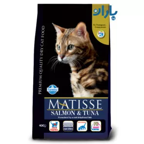 غذای گربه ماتیس ماهی سالمون و تن (10 کیلوگرم)