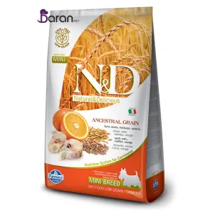 غذای سگ کوچک ان اند دی ماهی کاد و پرتقال (800 گرم)