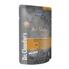 پوچ گربه دکتر کلادرز مرغ و قرقاول همراه با زردآلو