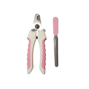 ناخن گیر انبری با سوهان سایز L - صورتی