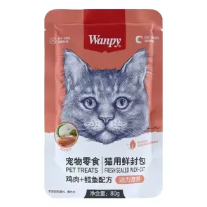 پوچ گربه ونپی مرغ و ماهی کاد