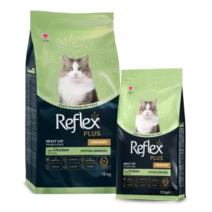 غذای گربه رفلکس پلاس یورینری هایپوالرژنیک مرغ (1/5 کیلوگرم)