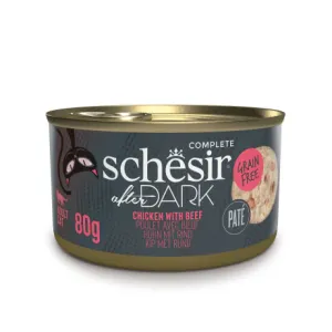 کنسرو شسیر افتر دارک مرغ و بیف در سس گوشت