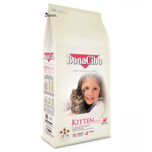 غذای بچه گربه بوناسیبو کیتن مرغ و ماهی (1/5 کیلوگرم)