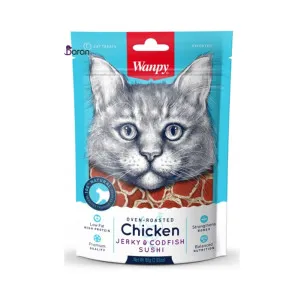 تشویقی گربه ونپی سوشی کادفیش و مرغ