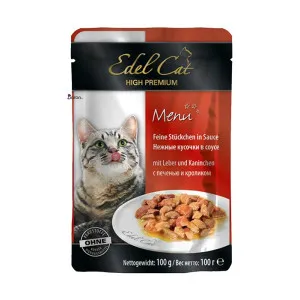 پوچ گربه ایدل جگر و خرگوش در سس