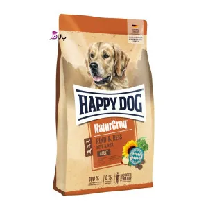 غذای سگ هپی داگ مدل نیچرکراک گوشت و برنج (15 کیلوگرم)
