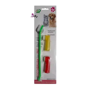 ست مسواک مناسب سگ و گربه