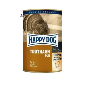 کنسرو سگ هپی داگ بوقلمون (400 گرم)