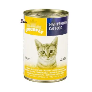 کنسرو گربه چیکوپی مرغ (400 گرم)