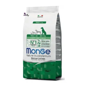 غذای توله سگ بزرگ مونژه مرغ (3 کیلوگرم)