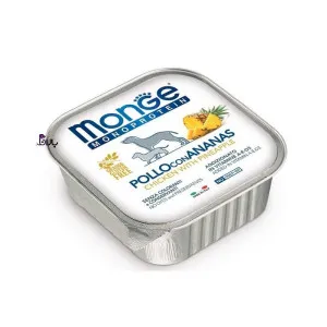 خوراک سگ مونژه مرغ و آناناس (150 گرم)