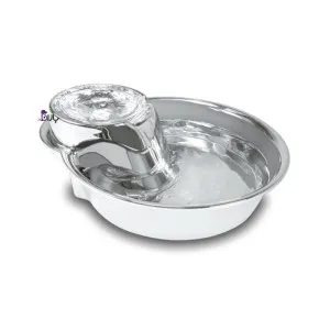 ظرف آبخوری اتوماتیک استیل مخصوص سگ و گربه (3 لیتری)