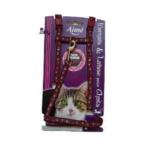 قلاده کتفی گربه با بند AIME