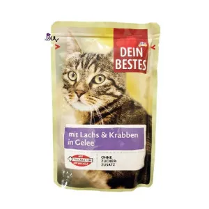 پوچ گربه داین بست ماهی قزل آلا و خرچنگ