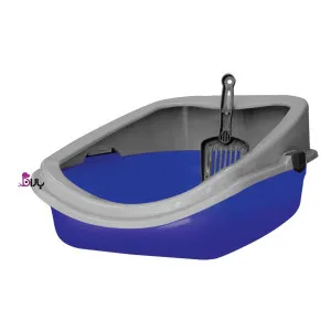 ظرف خاک گربه لبه دار مشا با بیلچه