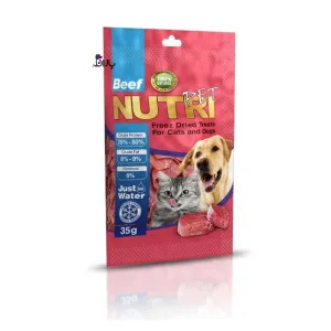 تشویقی فریز دراید نوتری پت گوشت مخصوص سگ و گربه