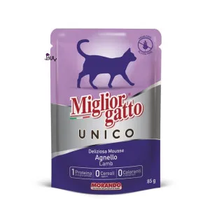 پوچ گربه تک پروتئینه میلیور بره