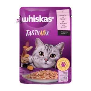 پوچ گربه ویسکاس سالمون و هویج