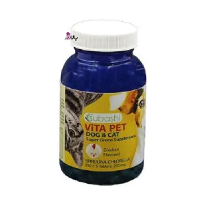 قرص مکمل سگ و گربه سوباشی با طعم مرغ