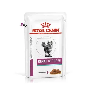 پوچ گربه رنال رویال کنین ماهی برای درمان بیماری کلیه