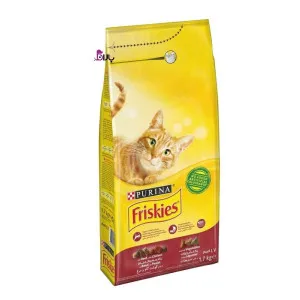 غذای گربه فریسکیس گوشت و مرغ (1/7 کیلوگرم)