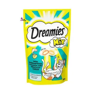 تشویقی گربه دریمیز ماهی و پنیر