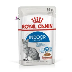 پوچ رویال کنین گربه ایندور عقیم در سس گوشت