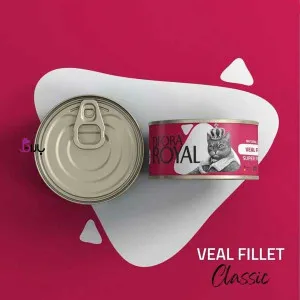 کنسرو گربه فیفورا فیله بیف طبیعی (120 گرم)